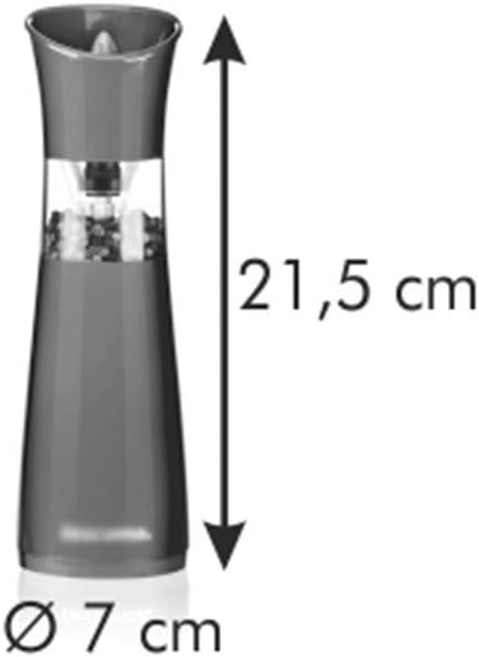 Salt and Pepper Grinder Gravity Electric Sets Battery Powered Pepper Mill and Salt Mill High Capacity Adjustable Grind Coarseness.