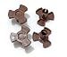 4X Microwave Oven Mica Plates Repairing Part Heat Resistance Turntable Coupler S(1.7CM)