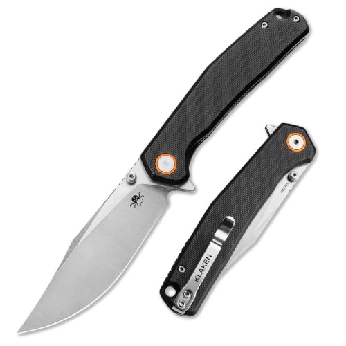 Image of Lancet Pocket Knife, Swedish 14C28N EDC Knife, G10 Folding Knives