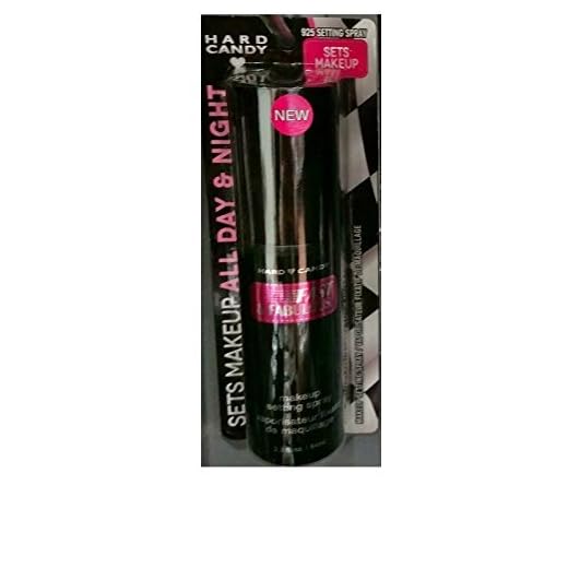 Hard Candy Sets Makeup All Day & Night Setting Spray, # 925, 2.2 Fl Oz