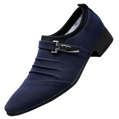 Dress Oxford Monk Shoes for Mens Prom Wedding Low Top Casual Slip On Calfskin Suede Leather Business Breathable