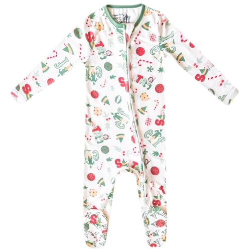 Image of Copper Pearl Baby Zip-Up Footie Pajamas - Soft Stretchy Sleep and Play Footies for Boys and Girls
