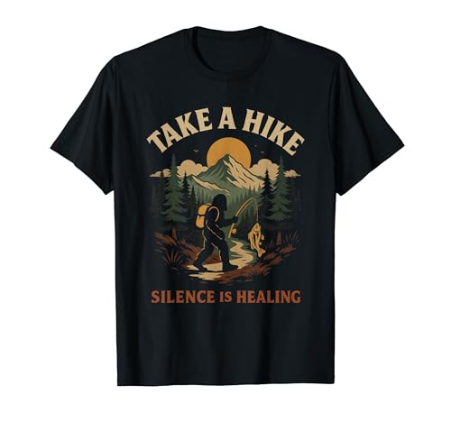 Take a Hike Silence Is Healing �A�E�g�h�A�O���t�B�b�N�f�U�C�� T�V���c