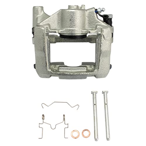 Image of TRQ Rear Right Brake Caliper w /Bracket Passenger Side