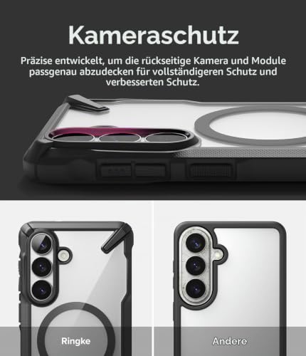 Ringke für Samsung Galaxy S26 Plus Hülle, Fusion-X Magnetic - Black – Ansicht 3