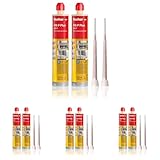 Fischer Bi-Pack Tassello Chimico FIS P PLUS 300 T, Ancorante Resina Poliestere per Fissagg...