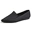 Black Pointed Knit Loafer