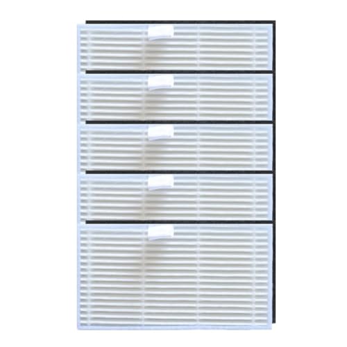 Serenophile Filtro HEPA de repuesto para Cecotec para robot aspiradoras Conga 7690 y M20, filtros de caja de polvo lavables con filtración de alta eficiencia, accesorios de limpieza blancos, paquete