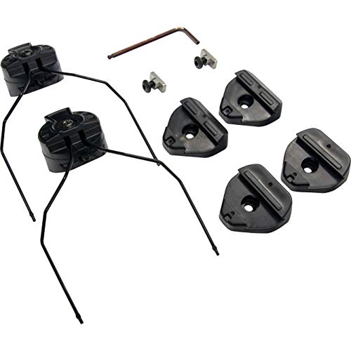 Adaptateur M-Lock EARMOR casque tactique noir taille L pour fixation rail