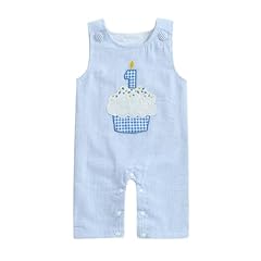 B 1st Birthday Cake Blue