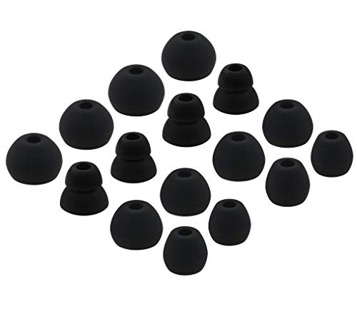 ALXCD Replacement Ear Tips for Powerbeats Pro Headphone, 8 Pairs S/M/L/D 4 Sizes