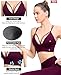 MotoRun Womens Sports Bras Strappy Workout Yoga Tops Swim Bra Sexy Push Up Bras for Women Maroon S