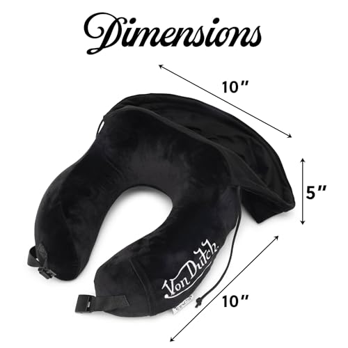 Almohada memory foam para viaje con capucha ergonómica miniatura 3