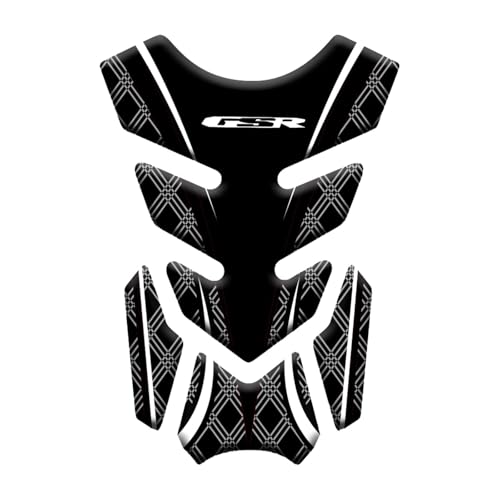 Pegatinas Tapa Depósito GSR750 Suzuki Protector Tanque Espina Pescado 21 White
