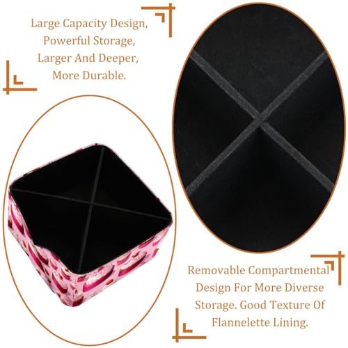 Porte-stylo rectangulaire double compartiment pour trier pinceaux et feutres - 5