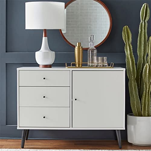 Seasd Kitchen Sideboard With 1 Door And 3 Storage Drawers Antique Wooden Cabinet For Kitchen Storage Buffet (Color : D, Size : As Shown) #TOP1