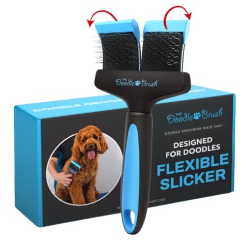 The Doodle Brush Slicker Dog Brushes Curly Coat...