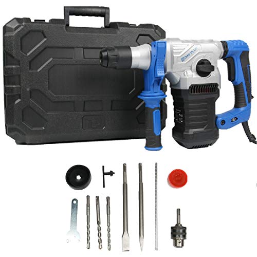 SDS Plus Bohrer-Bits, 1500 W, bürstenloser Bohrhammer für Zuhause, Werkstatt, Heimwerker, Elektrowerkzeuge, Beton…