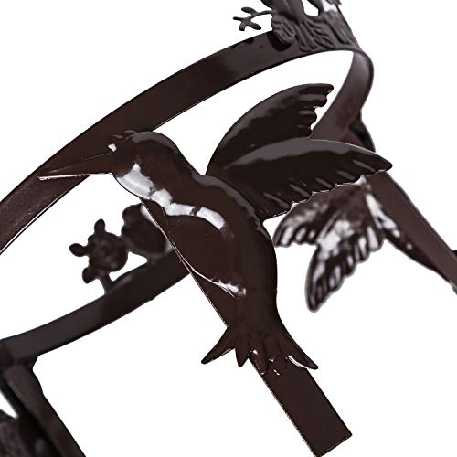 Topadorn Gazing Ball Stand Garden Hardware Metal Stand for 10-Inch or 12-Inch Gazing Globes - Thumbnail 7