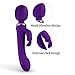 9.6 Inch Adult Tool for Women Today Silent Silicone Rabbit Ears Pleasure Toy Set Black & Games for Men and Women Machine Realistic Waterproof Handheld Gifts for Her