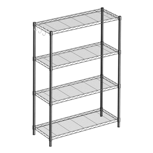 Guan River 4-Shelf Adjustable Metal Shelf Wire Shelving Unit Storage