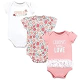 Hudson Baby Unisex Baby Cotton Bodysuits, Grandmas Love Tutu, 9-12 Months
