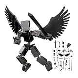 Figurine D'action Imprimée En 3D   Robot Articulé Articulé 15x15 Cm | Figurine De Construction Interactive À 13 Articulations Avec Pièces Mobiles, Jeu Créatif DIY, Jouet Éducatif | Jouet Robot À Colle