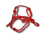 🐴 ANGENEHMES MATERIAL: Das scheuerstabile & strapazierfähige Seil aus Polyester bietet einen angenehmen Tragekomfort. Der Nasenriemen des Pferde Halfter sollte dabei ca. zwei Finger breit unter dem Jochbein sitzen.