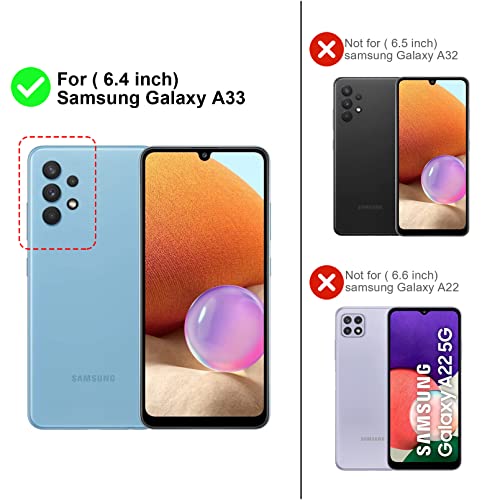 TRUNYEE Custodia per Samsung Galaxy A33 5G, Flip