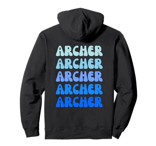 Archer Retro Name Stack Design �p�[�J�[