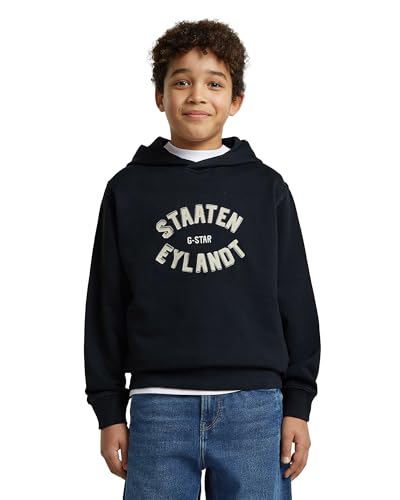 Sweater G-Star Rand HDD garçon sweat à capuche mode ado pull noir