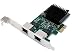 Produktbild Computer District - Netzwerkkarte mit 2 Ethernet-Ports, 2,5 Gbit/s  LAN  PCI Express X1  (PCI-E X1  PCIe X1)  Realtek RTL8125B Chipsatz  Low und High Profile  Windows, Linux, Back