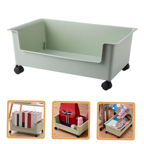 Caja portátil con ruedas de gran resistencia y diseño móvil para organizar habitaciones 3