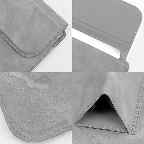 Funda para ordenador portátil de 13,3 pulgadas gris para llevar al café 6