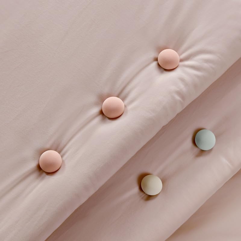 Pepplo Duvet Clips - Keeps Comforter from Shifting in Cover - Double Sided Pin Fasteners - Linen Fabric Buttons Strong Bedding Holder Pins Cloth Holders Pinnings(Multi Color, Set of 8) 1