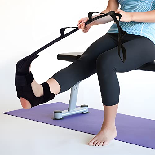 Foot and Calf Stretcher for Plantar Fasciitis & Pain Relief