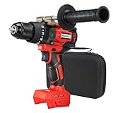 IRONFIST Cordless Drill Compatible with Milwaukee M18 Batteries, 1/2” Metal Self Lock Chuck, 150Nm MAX Torque, 2 Variable Speed 20+3 Position, Professional Drill/Driver (NO BATTERY)
