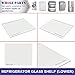 Whole Parts Refrigerator Glass Shelf (Lower) For The Freezer Section Part# W11130203 - Replacement & Compatible with Some Whirlpool and Ikea Refrigerators