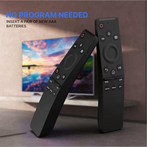 Image of ZdalaMit Bluetooth Voice Command Remote Compatible with Samsung Smart 4K Tv Remote Control of Original BN59-01312F with Samsung Ultra Curved TV Remote Control, LED Android UHD OLED QLED with Hot Keys