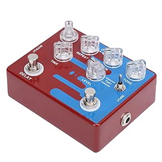Pédale d’effet de guitare avec Retard de Distorsion, Pédale de Retard de Guitare en alliage d’aluminium avec Retard de… - Les Beatles, Paul McCartney, John Lennon, RIngo Starr, George Harrison