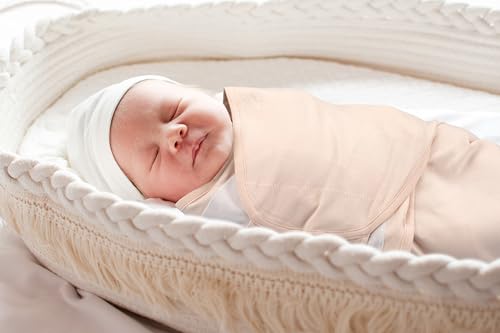 Image of Organic Cotton Baby Swaddle 4-Pack, Swaddles for Newborn 0-3 Month - Swaddle Blanket Infant Wrap Sleep Sack for Boys & Girls, Baby Swaddle for Newborn, Registry & Shower Gift Essential