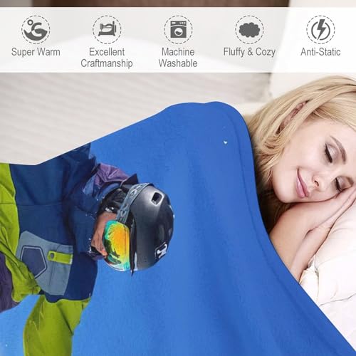 Couverture polaire snowboard : le plaid doux et réconfortant pour toute la famille - 6