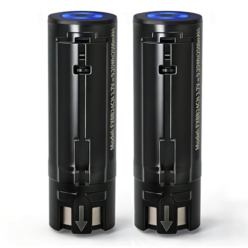 BLOTMS - BLOTMS Replacement Battery Compatible with BaBylissPRO FXONE Clipper and Trimmers, for FXBB24 Lithium-ion Battery Pack with LED Indicator & Quick Release Button (2 Packs)