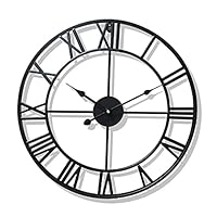 Amazon.co.jp: 壁掛け時計ヴィンテージ壁掛け時計、40/47cm 北欧メタル