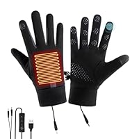 Dames Winterhandschoenen - Verwarmde Elektrische Skihandschoenen,USB-oplaadbare Verwarmde Wanten voor Wandelen, Fietsen, Werk, Autorijden, Snowboarden