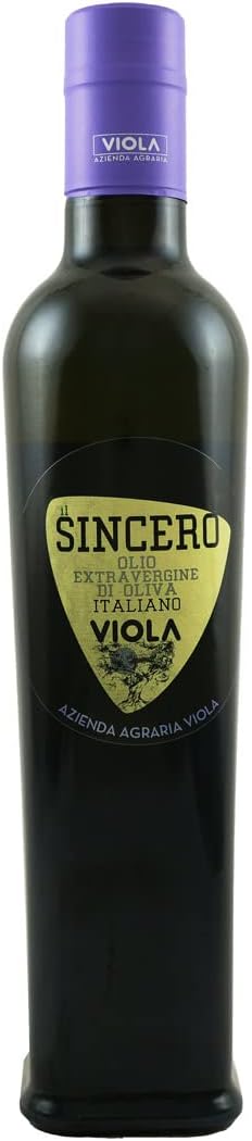 Viola Il Sincero 2020 Harvest Italian Extra Virgin Olive Oil From Umbria - 0.5 Liter / 16.9 Ounce