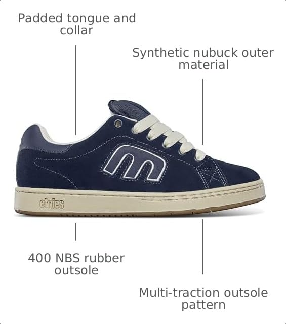Image of Etnies Callicut - Heritage Skate Style, Puffy Look, 90's Chunky Vibe, Reinforced Cupsole, Cushioned Feel, Everyday Sneakers