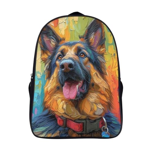 Mochila infantil de Pastor Alemán 3D el regalo perfecto para niños en edad escolar