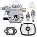 Buckbock Carburetor for C1U-K51 C1U-K45 Echo HC-1500 HC-1600 HC-1800 HC-2000 HC-2400 HC-2410 SRM-2100 SRM-2110 GT-2000 GT-2000R PAS2000 PAS-2100 SRM-2410 PP-1200 Trimmer with Air Filter Fuel Line Kit