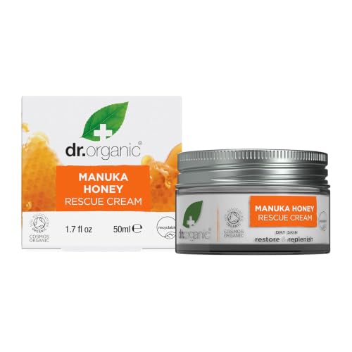Dr. Organic Organic Manuka Honey Rescue Cream. Cuidado Restaurador Intensivo Para La Cara Y El Cuerpo 200 g